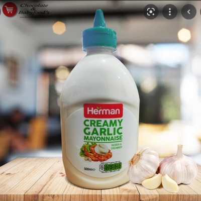 Picture of UAE Products Herman Creamy Garlic Mayonnaise 500ml