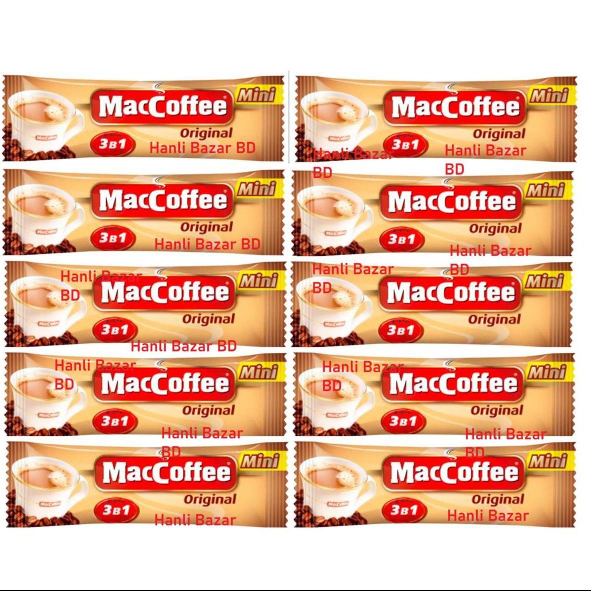 Picture of Malaysian MacCoffee Mini 3B1 16 Stick Sachet