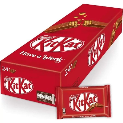 Picture of Kitkat 4 Fingers Chocolate - Pack of 24 Pieces (24 x 38.5g)