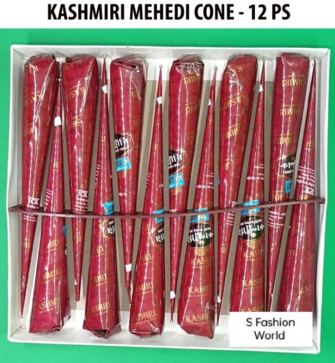 Picture of Kashmiri Cone Mehendi - 12 PC