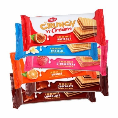 Picture of Tiffany Crunch 'n' Orange Cream Wafers-135gm