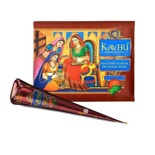 Picture of Indian Kaveri Cone Mehndi-12pcs