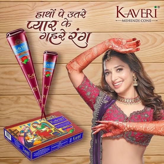Picture of Indian Kaveri Cone Mehndi-12pcs
