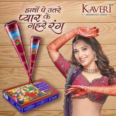 Picture of Indian Kaveri Cone Mehndi-12pcs