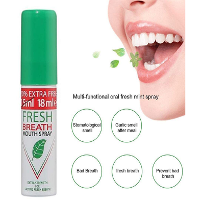 Picture of Fresh Breath Freshener Mouth Spray Peppermint - 18ml