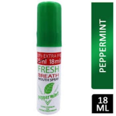 Picture of Fresh Breath Freshener Mouth Spray Peppermint - 18ml