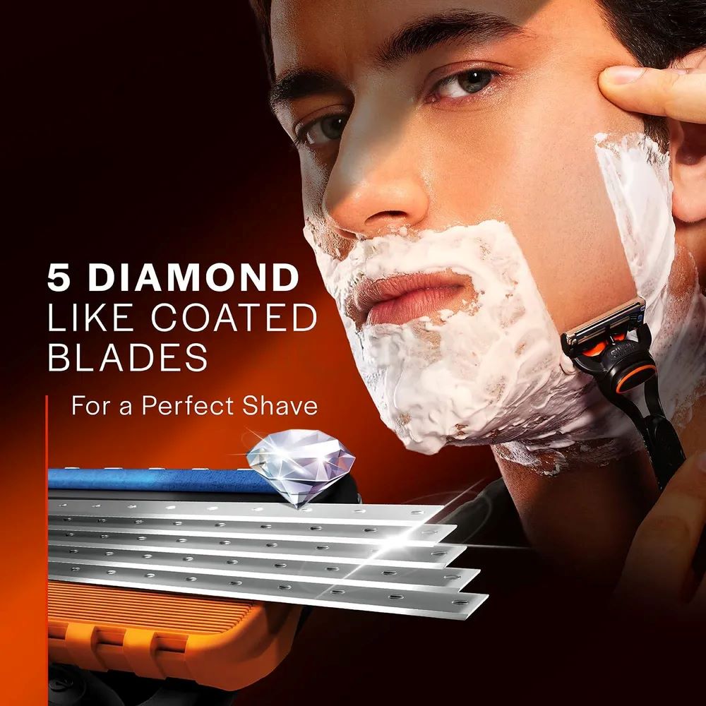 Picture of Gillette Fusion 5 Razor and 4pic Blade Refills Combo Pack
