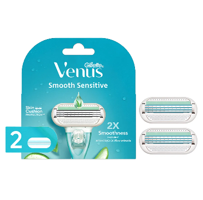 Picture of Gillette Venus Smooth Sensitive Women's Razor Blade Refills 2 Blades