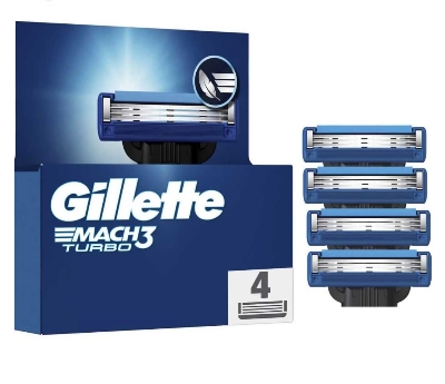 Picture of International Germany Products Gillette Mach3 Razor Blades for Men - 4 Cartridge
