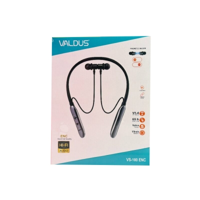 Picture of Valdus VS-100 ENC Neckband with Voice Change, Vibration Alert & Magnetic On/Off
