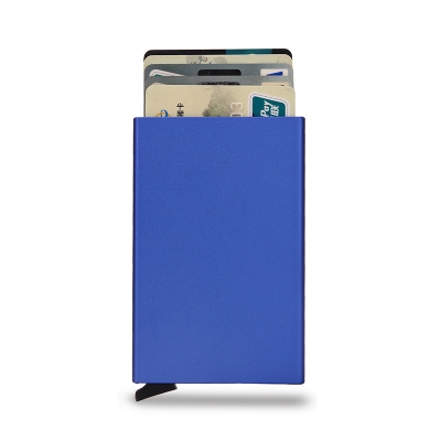 Picture of Hot Selling Metal Aluminum RFID Blocking Credit Card Holder for Business