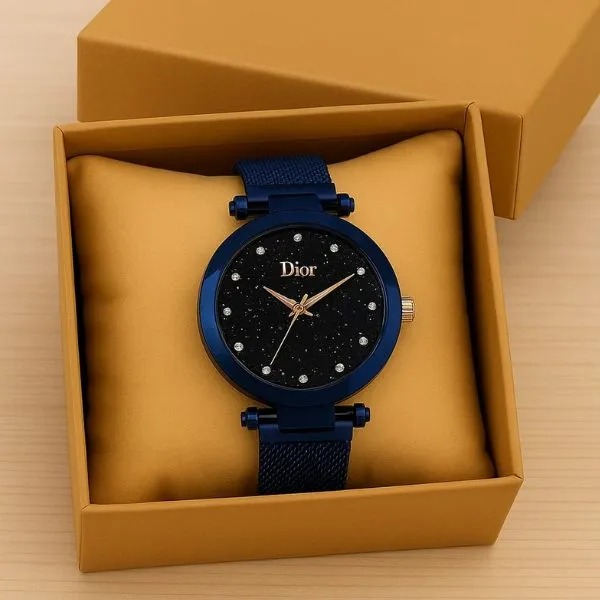 Picture of Ladies Quartz Watch Starry Sky Wrist Watch Female Magnet Wristwatch