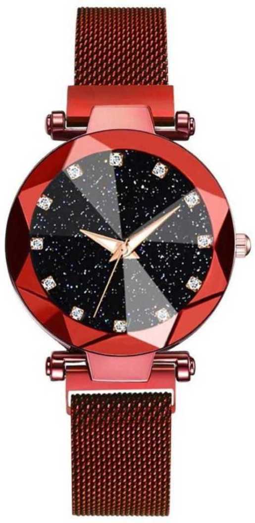 Picture of Ladies Quartz Watch Starry Sky Wrist Watch Female Magnet Wristwatch