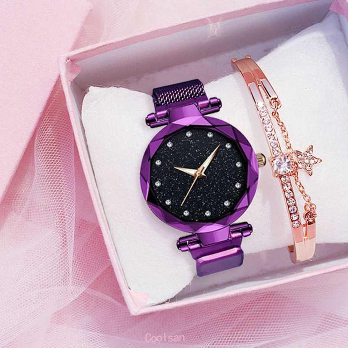 Picture of Women Luxury Watches Ladies Magnetic Starry Sky Fashion Watch