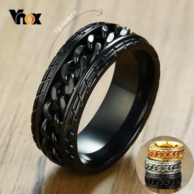 Picture of Superman Black Finger Ring For Men