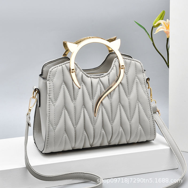 Picture of Top Handle Unique Fashion Women Handbag Ladies Faux Leather Tote Shoulder Bag Fashion Handbeg College Bag