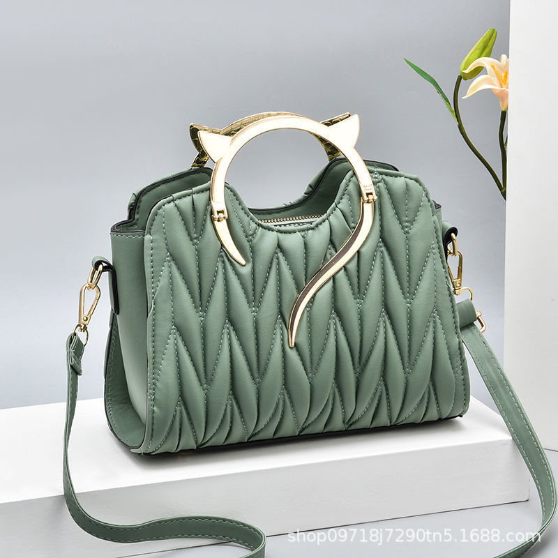 Picture of Top Handle Unique Fashion Women Handbag Ladies Faux Leather Tote Shoulder Bag Fashion Handbeg College Bag