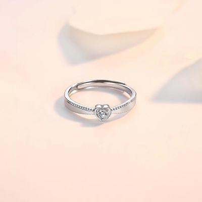 Picture of Love Promise Couple Rings Finger Ring Band Couple Band Rings