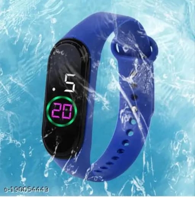 Picture of Digital Watch Fashion Women's Watch for Men's Sports Waterproof Simple Silicone Electronic Watch for Women