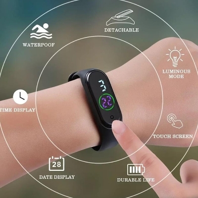 Picture of Fashion Sports Led Watch, Upgraded Version Electronic Bracelet Gift watch for Students