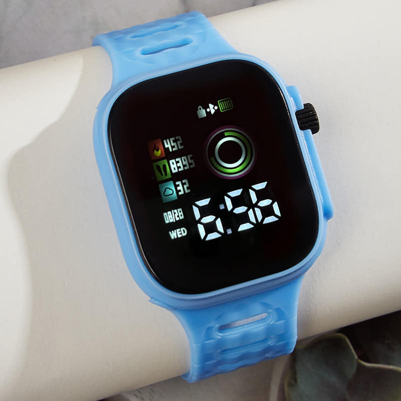 Picture of Men's Watch LED Digital Watch for Men Women Sports Silicone Watch