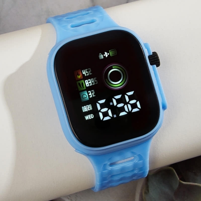 Picture of Men's Watch LED Digital Watch for Men Women Sports Silicone Watch