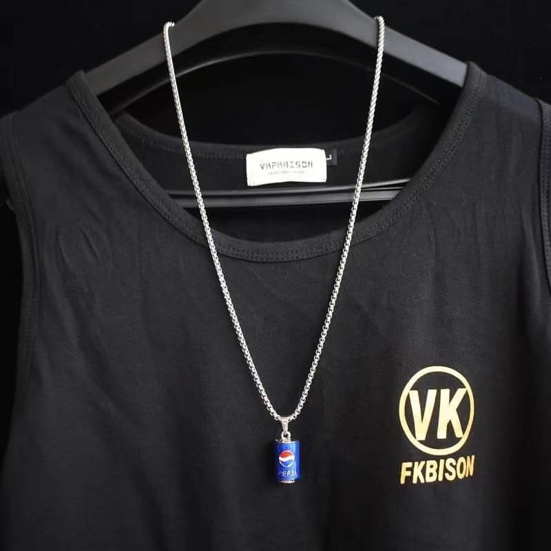 Picture of Stylish Addition - Styles Chain Hip-hop Jewelry Necklace Pendant Accessories Rapper Gift Silver - Sustainable Choice - Durablity Assurance