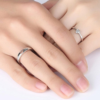 Picture of Love Promise Couple Finger Ring - Ring For Girls
