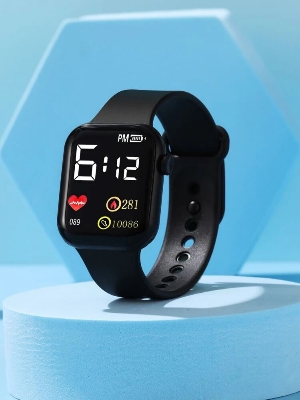 Picture of Buy 1 get 1,Square LED Digital Sports Watch And Ring Touch Watch, Combo Offer