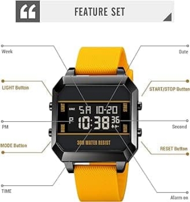 Picture of SKMEI Men Fashion Sports Waterproof LED Luminous Men Watch 1848