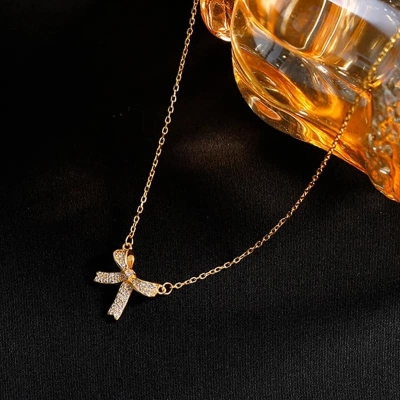 Picture of Cute Slim Chain Necklace Neck Jewelry Chain Locket for Women Girls