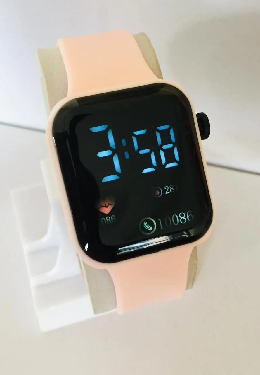 Picture of LED Digital Sports Watch for Men and Women, Electronic Wrist Watches, Small Square Watch,  Student Fashion, New