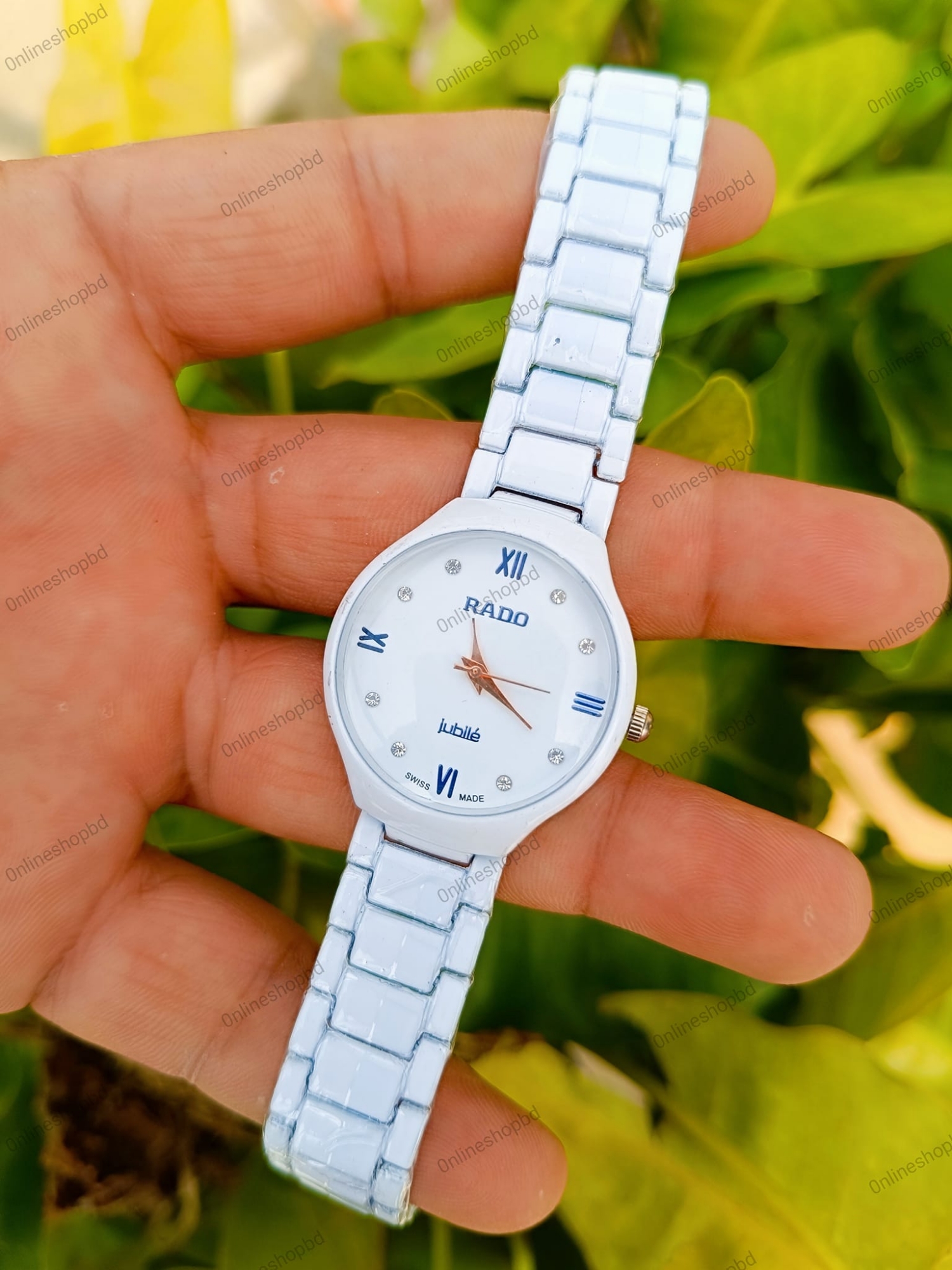 Picture of White Stainless Steel Quartz Watch for Woman -White - Watch For Women  ঘড়ি