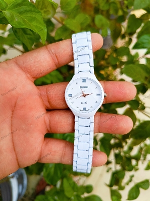 Picture of White Stainless Steel Quartz Watch for Woman -White - Watch For Women  ঘড়ি