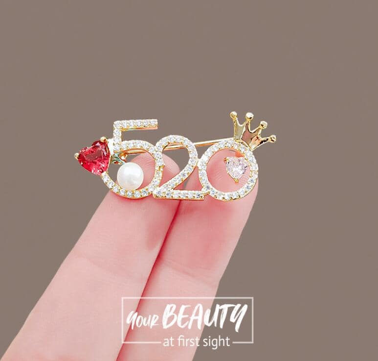 Picture of 520 Brooch Hijab Safety Pin for Women ( Unique Design )