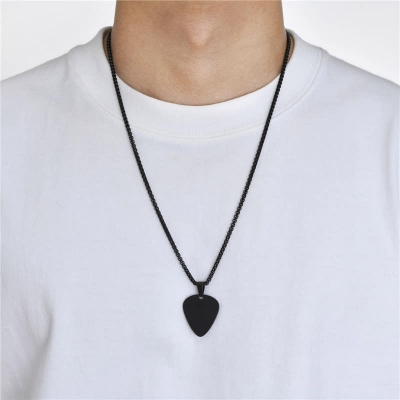 Picture of Stainless Steel Waterproof Black Plated Mens Male Boys Gifts Jewelry