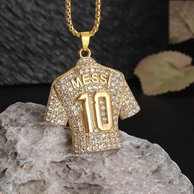 Picture of The Legend of Ice Zircon Pendant Necklace for Men Punk Hip-Hop Jewelry