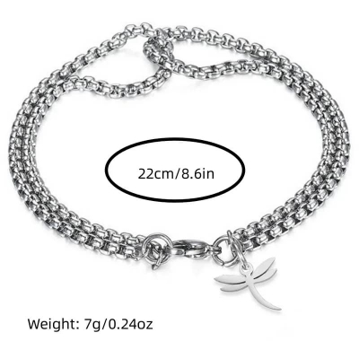 Picture of Mens stainless steel chain bracelet - Very Appealing - In line with current fashion trends
