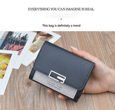 Picture of Stylish and Fashionable Mini Wallets for Girls Simple Stylish - Ladies Hand Bag for Women New Collection - Purses and Pouches for Women/ Short Purses Wallet for Girls