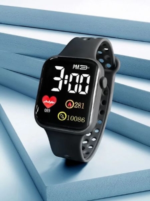 Picture of New LED Digital Fashionable Luxury Silicone Band Sports Colourful Belt Watch for Men