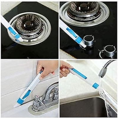 Picture of New Plastic Corners And Edges Cleaning Brush For Window Frame Keyboard With Mini Dust Pan 1pcs