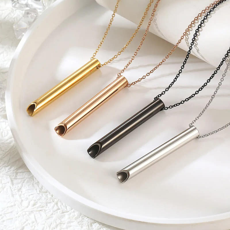 Picture of Men's Necklace Stainless Steel Golden  Cuban Link Chain For Men