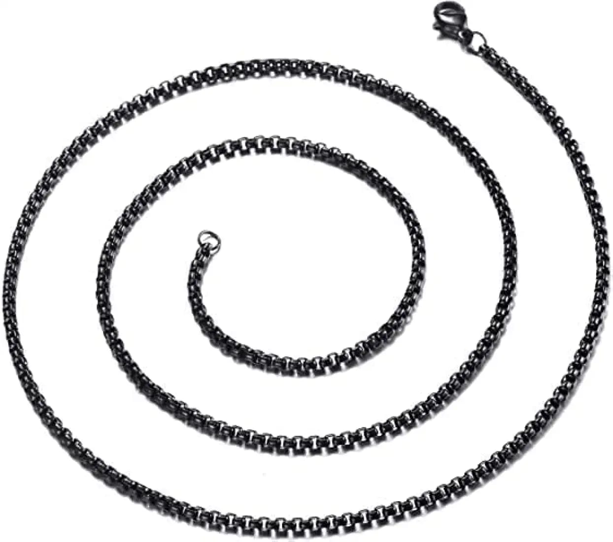 Picture of Black Silver Arrow Design Pendant for Men Boys Set. Alloy Necklace