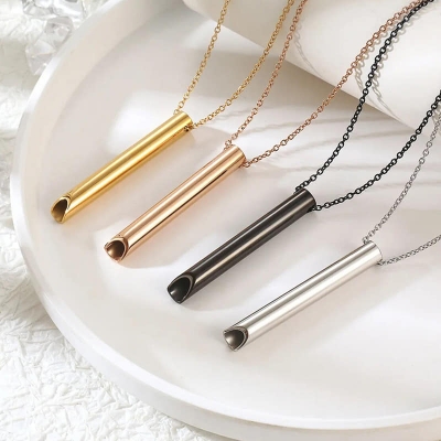 Picture of Men's Necklace Stainless Steel Golden  Cuban Link Chain For Men