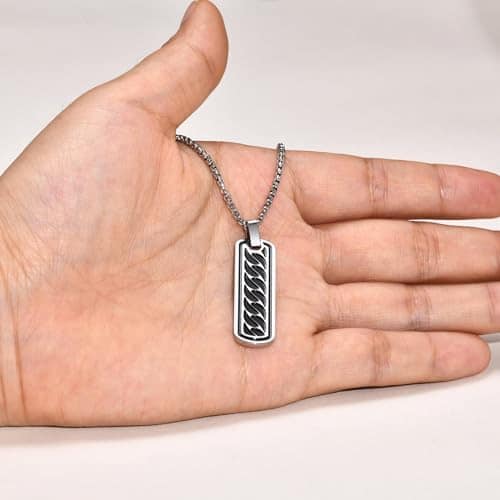 Picture of Trendy Stainless Steel Chain Pattern Bar Party Jewelry  Necklace Chain For Men