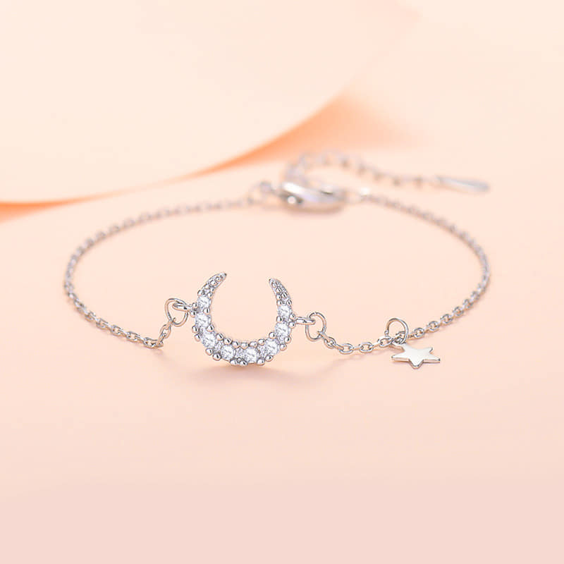 Picture of Stone Moon Star Round Bracelets for Women