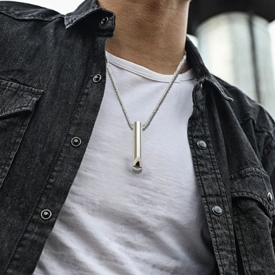 Picture of Silver Color Metal Chain for Men