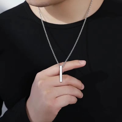 Picture of Stylish  Stainless Steel Fashion Necklace For Men