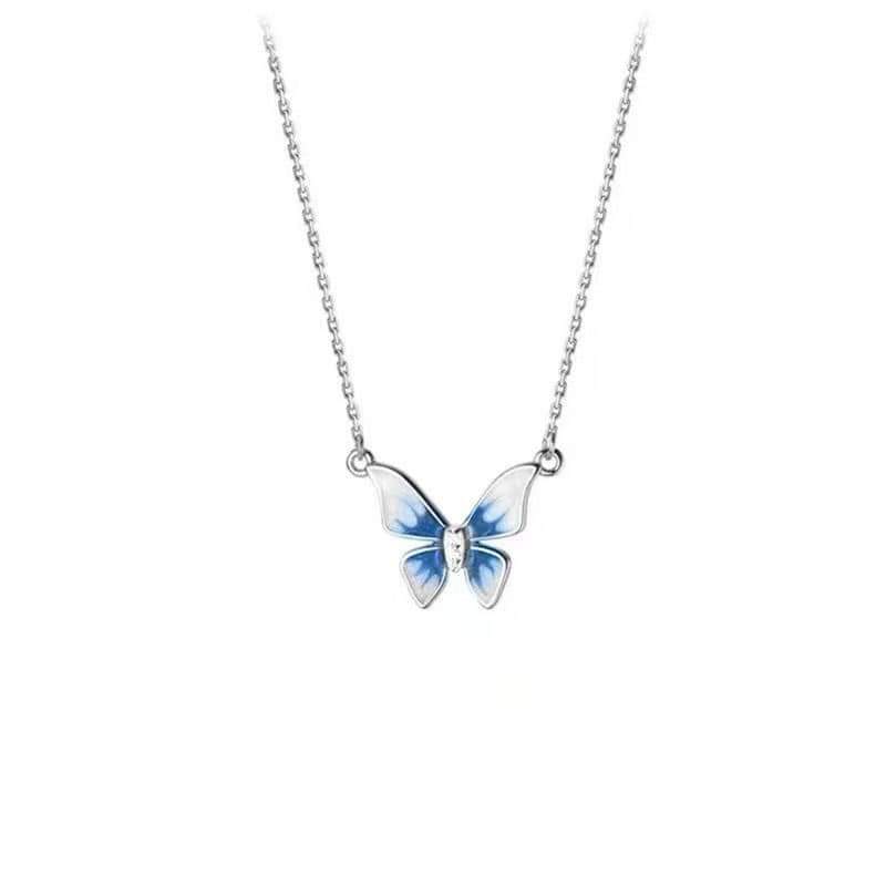 Picture of Indispensable -Korean Style Butterfly  Chain For Women Sweet Cute Chain proposal Wedding Fine Jewelry Gift - Chain For Girls- Innovative