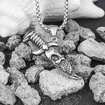 Picture of Stainless Steel Long Chain Hairdresser Scissors Necklace Chain For Men Stainless Steel Long Chain Hairdresser Scissors Necklace Chain For Men